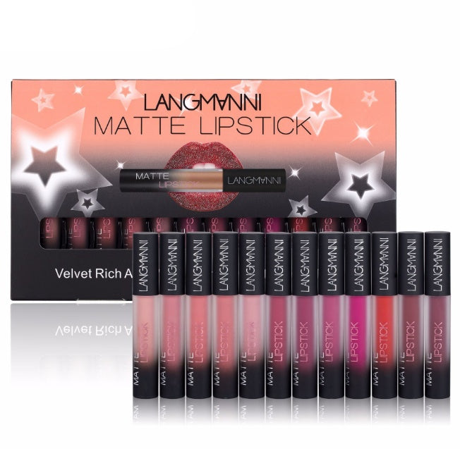 Waterproof Long-lasting Matte Lipstick Set