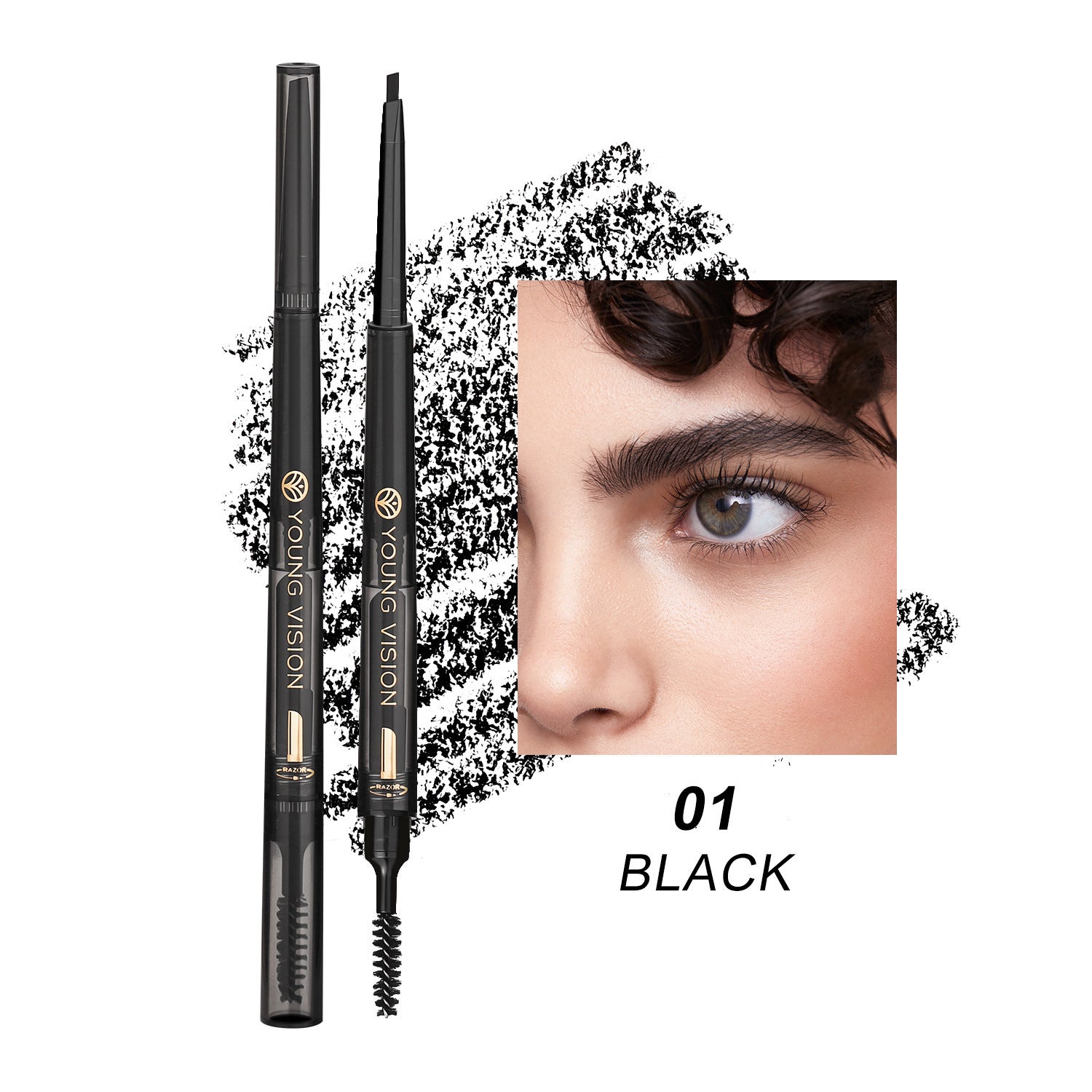 Fog Sense Three In One Waterproof Eyebrow Pencil
