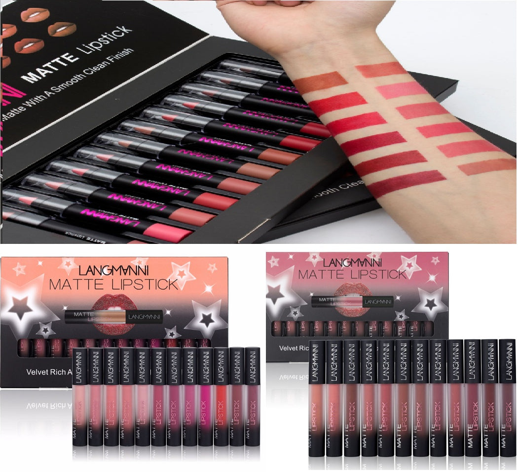 Waterproof Long-lasting Matte Lipstick Set