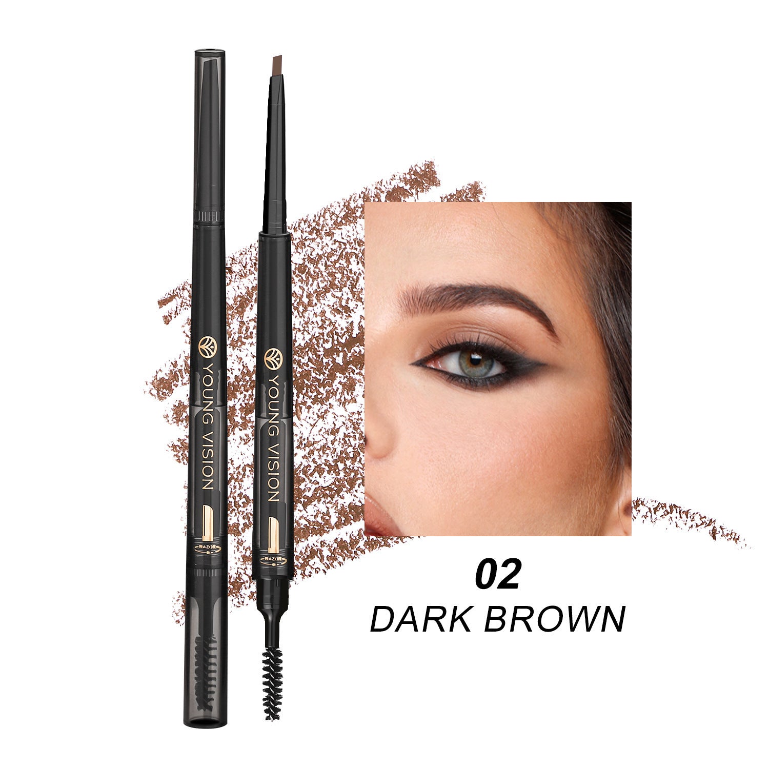 Fog Sense Three In One Waterproof Eyebrow Pencil