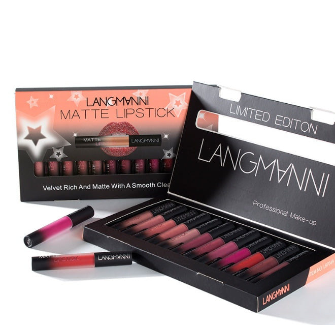 Waterproof Long-lasting Matte Lipstick Set